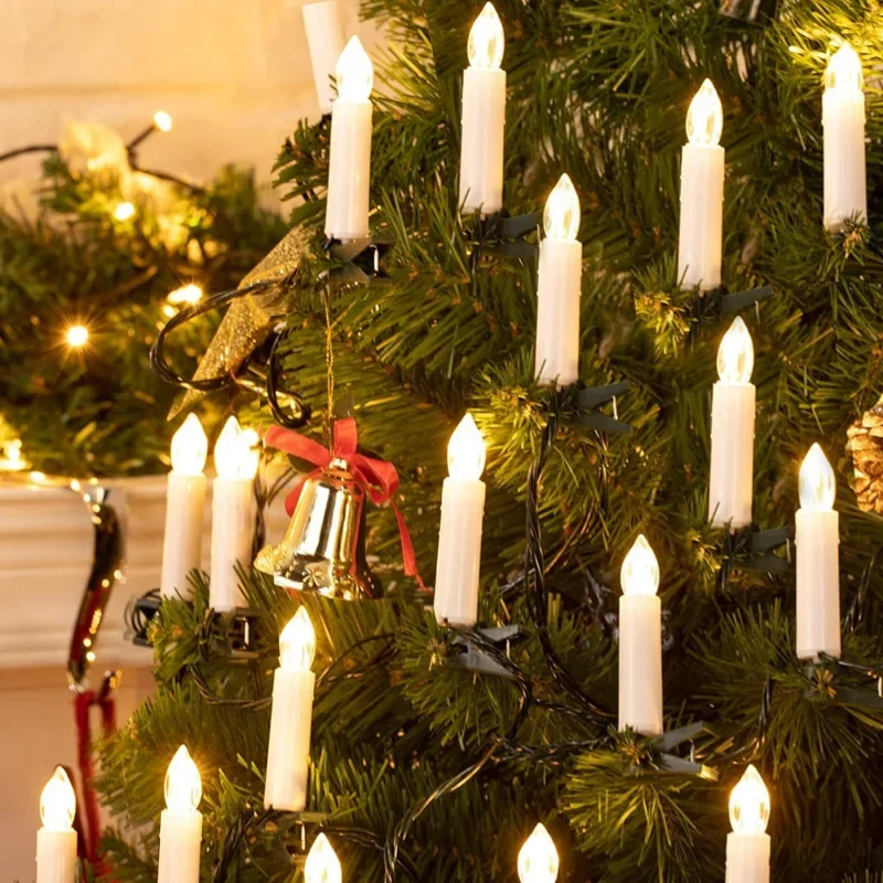 Home Decor Lighting Tree - Flameless Taper Candle Lights 10/20LED with