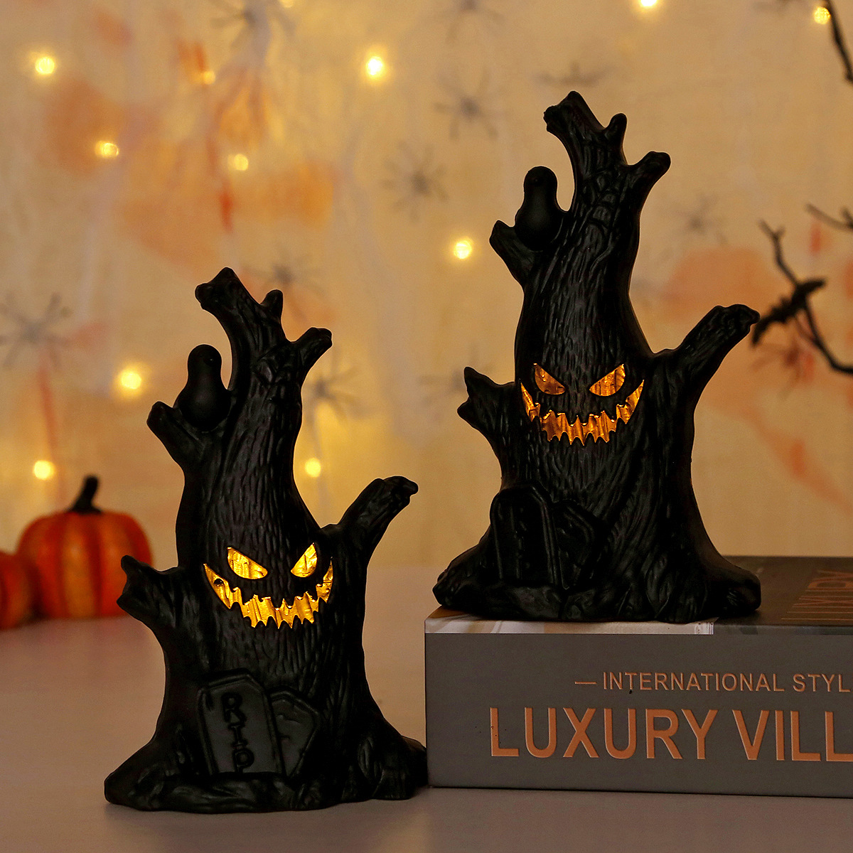 Halloween LED Ghost Tree Light - Home Decor Lighting Tree review and price