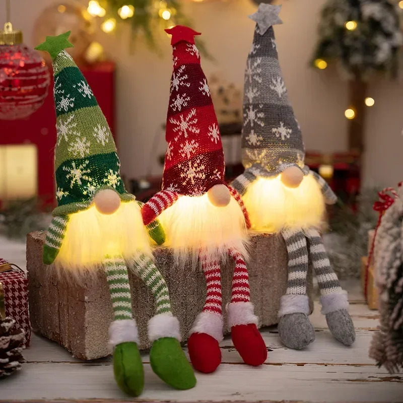Christmas Faceless Doll Gnome  - Home Decor Lighting Tree review and price