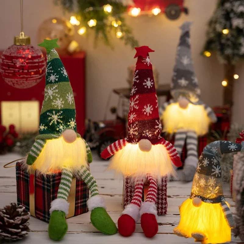 Christmas Faceless Doll Gnome  - Home Decor Lighting Tree review and price