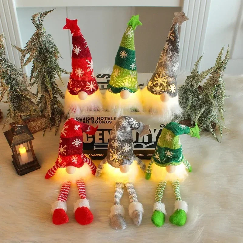 Christmas Faceless Doll Gnome  - Home Decor Lighting Tree review and price