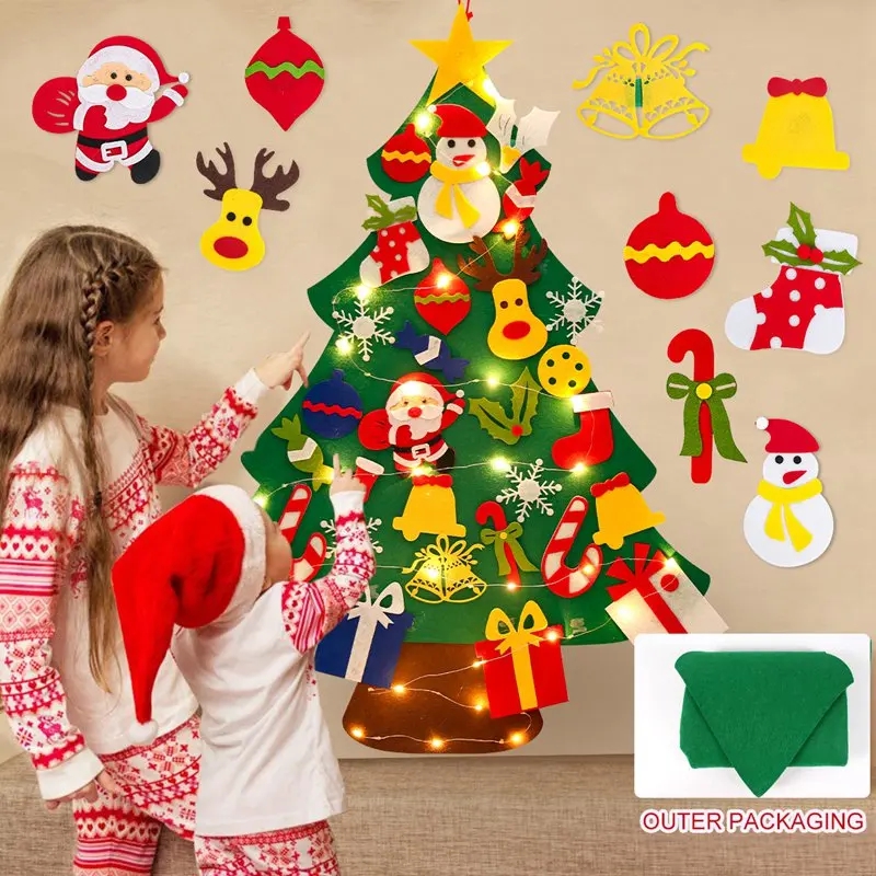 DIY Felt Christmas Tree with L - Home Decor Lighting Tree review and price