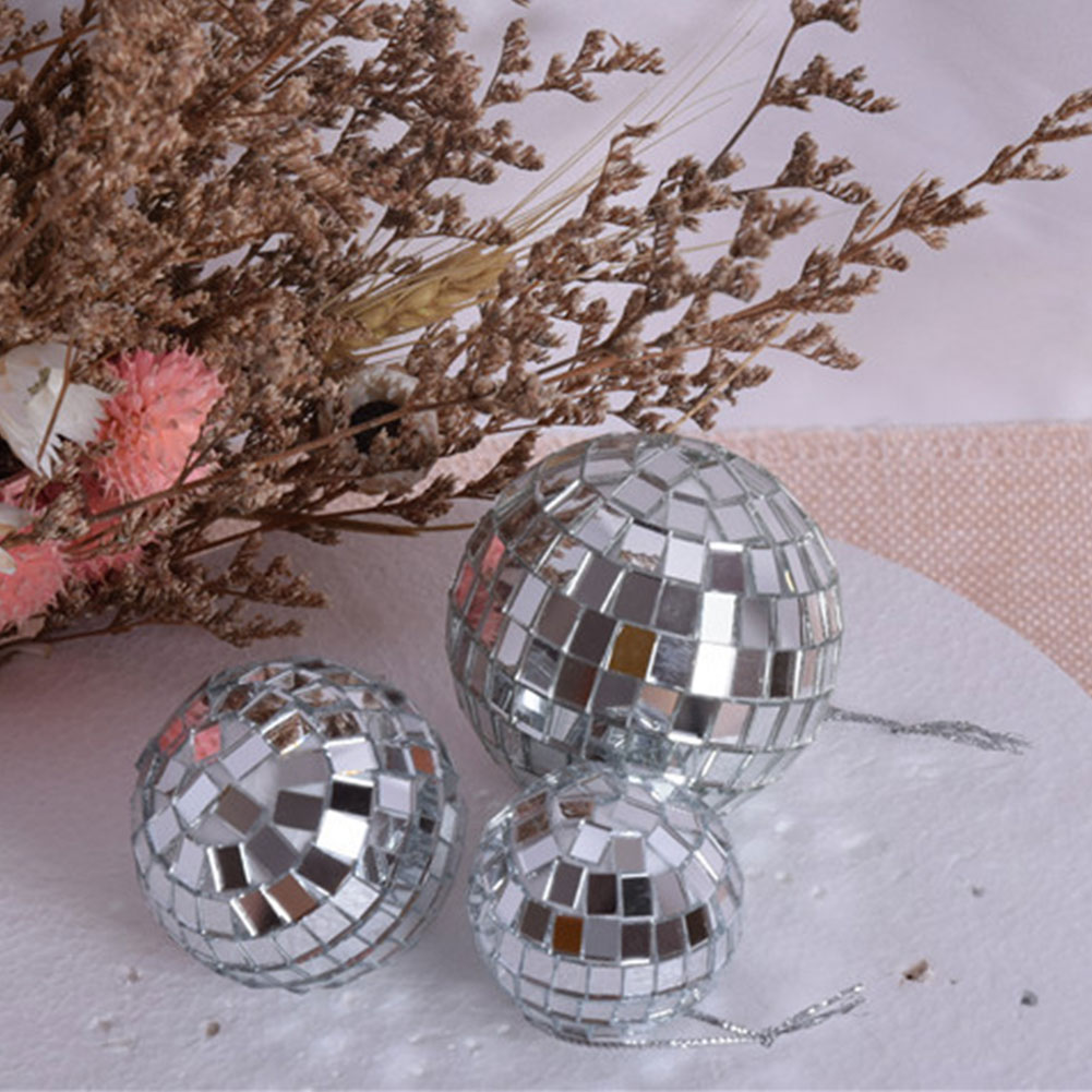 6pcs 4/6/10cm Mirror Disco Bal - Home Decor Lighting Tree review and price